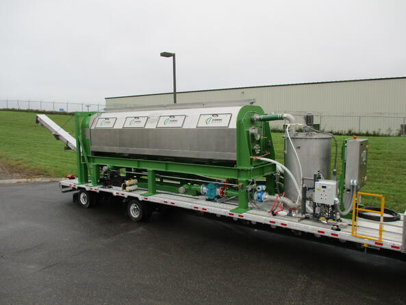 Schwing Bioset Trailer Mounted FSP 1103 Screw Presses Now Available for Contract Operations