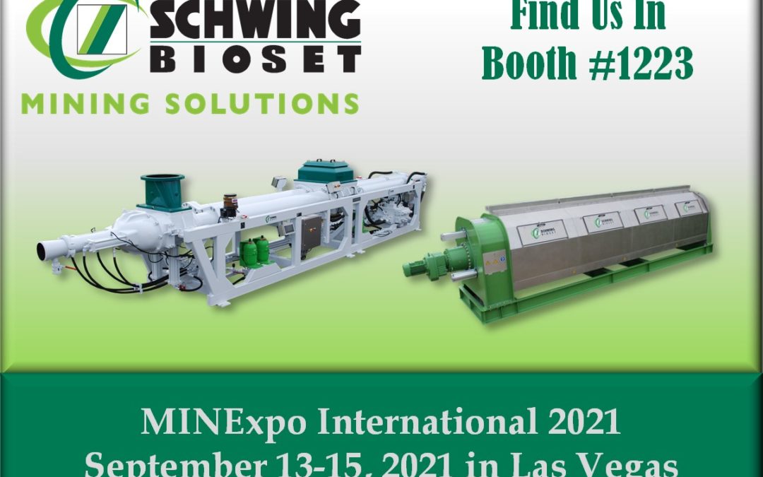 Schwing Bioset Mining Solutions Featured at MINExpo 2021 Exhibit