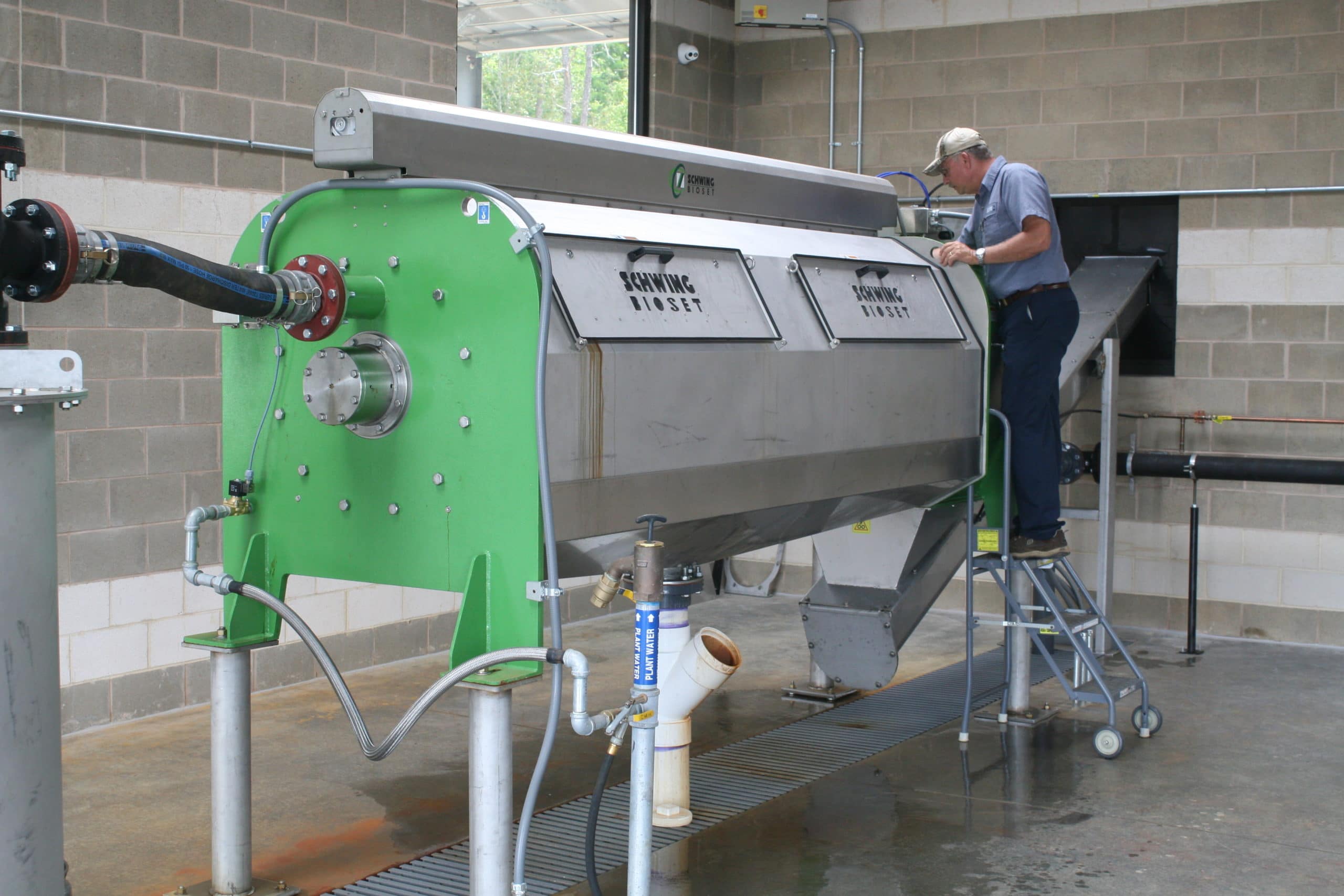 Schwing Bioset Water Plant Screw Press