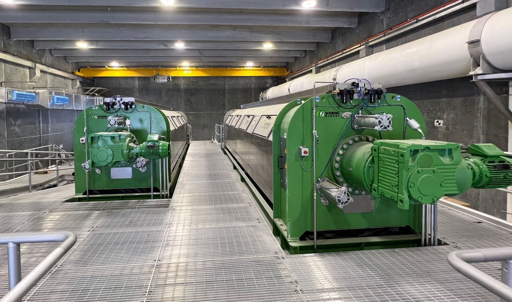 Two New Schwing Bioset Screw Presses at Big Creek Water Reclamation Facility