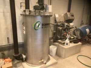Schwing Bioset polymer tank.